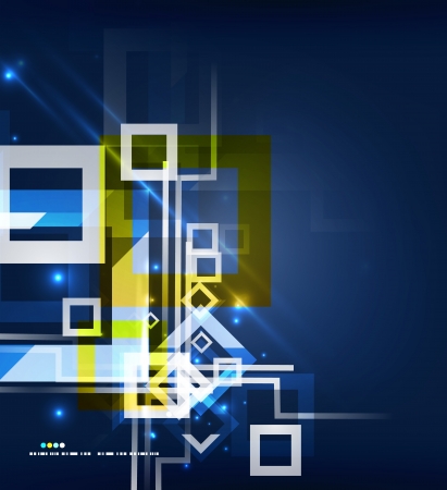 Modern abstract geometrical designのイラスト素材
