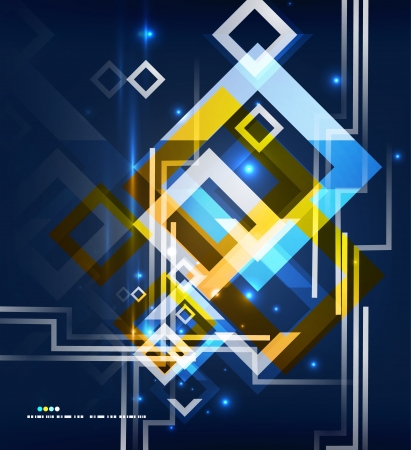 Modern abstract geometrical designのイラスト素材