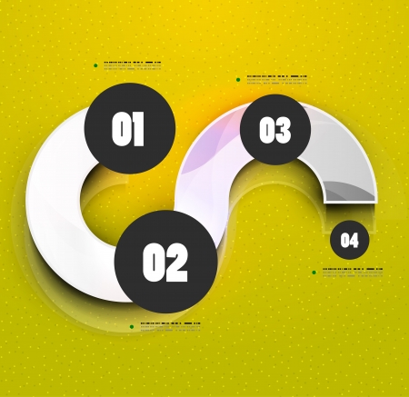Abstract steps circles templateのイラスト素材