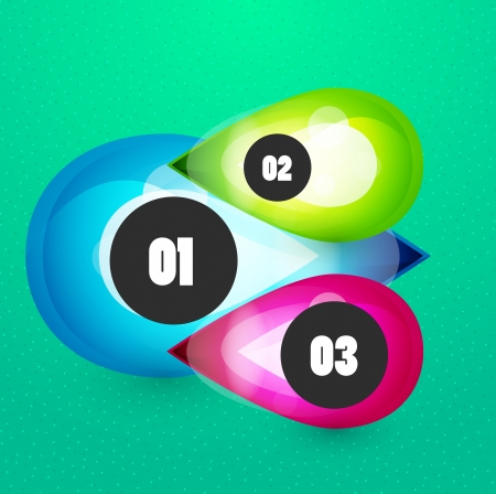 Abstract steps circles templateのイラスト素材