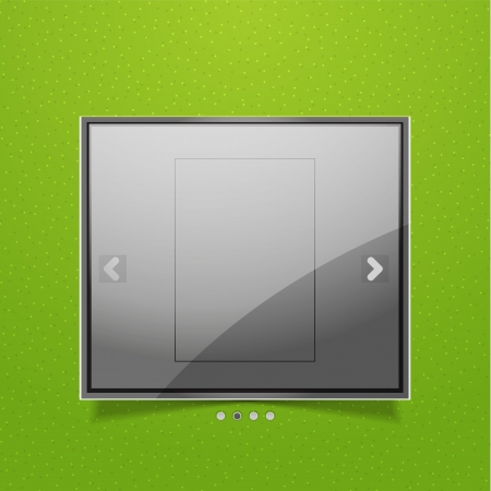 Glossy screen adのイラスト素材