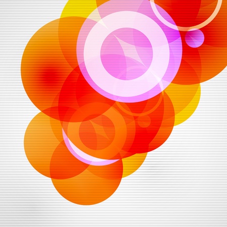 Geometric color circles のイラスト素材