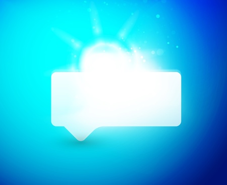 Bright color shiny speech bubble のイラスト素材