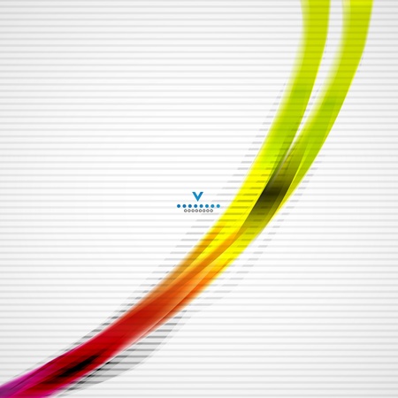 Colorful moving abstract lines modernのイラスト素材