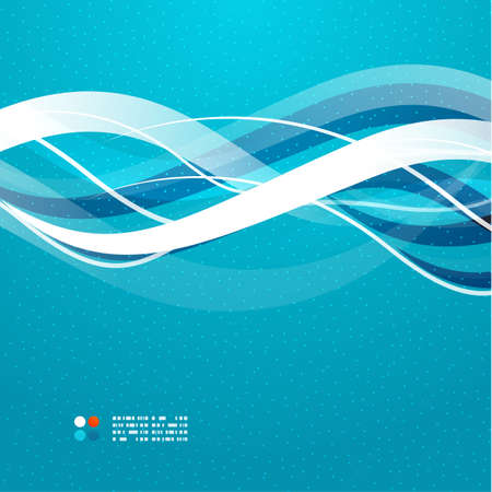 Beautiful wave modern abstract templateのイラスト素材