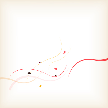 Abstract floral autumn backgroundのイラスト素材
