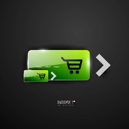 Shiny glass infographic designのイラスト素材