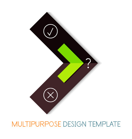 Paper geometric shape multipurpose design templateのイラスト素材