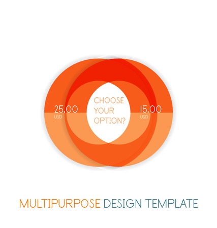 Paper geometric shape multipurpose design templateのイラスト素材