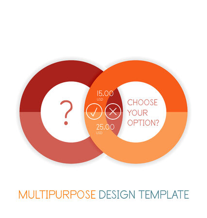 Paper geometric shape multipurpose design templateのイラスト素材