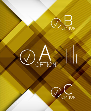 Infographic abstract background made of geometric shapesのイラスト素材