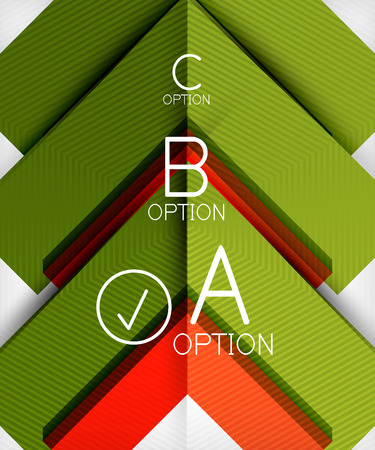 Infographic abstract background made of geometric shapesのイラスト素材