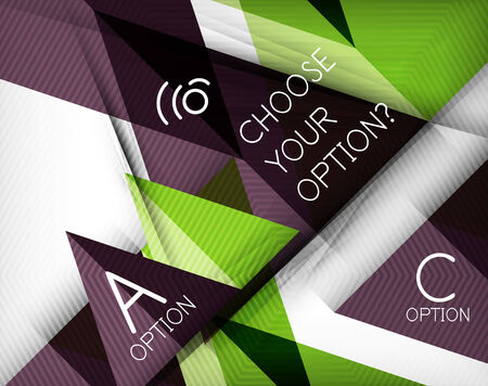 Infographic abstract background made of geometric shapesのイラスト素材
