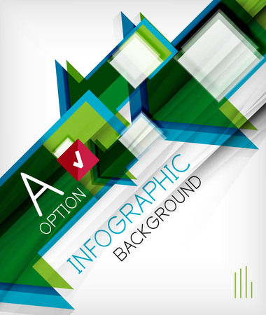 Infographic abstract background - arrow geometric shape. For business presentation | technology | web designのイラスト素材