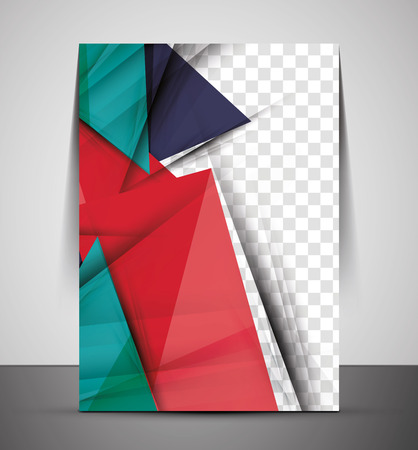 CMYK Business Corporate Flyer Template | Geometrical Designのイラスト素材