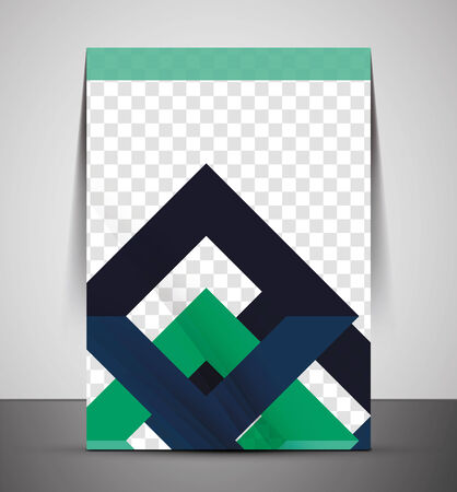 CMYK Business Corporate Flyer Template | Geometrical Designのイラスト素材
