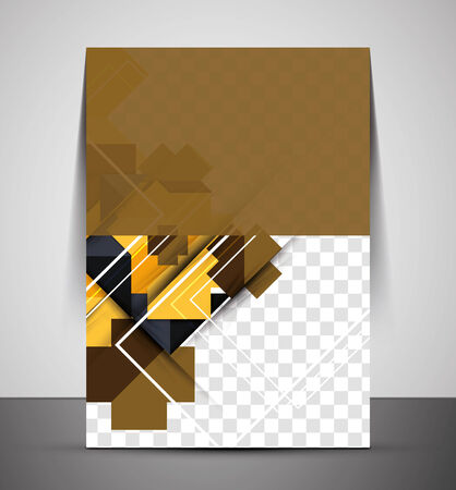 CMYK Business Corporate Flyer Template | Geometrical Designのイラスト素材