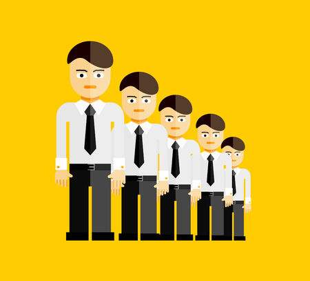 Vector group of businessmenのイラスト素材