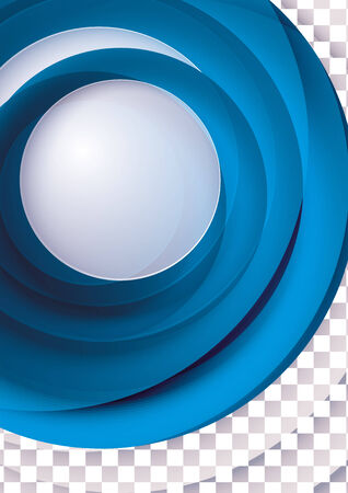 Wave abstract corporate flyer print designのイラスト素材