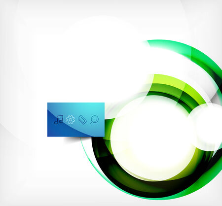 colorful swirl motion design concept.のイラスト素材