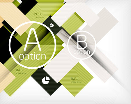 Vector abstract infographic background - business option designのイラスト素材