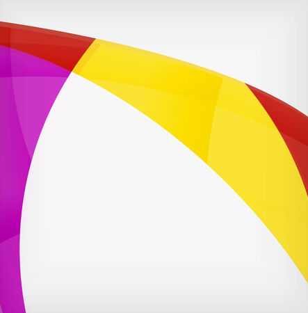 Corporate business flowing lines brochure or presentation templateのイラスト素材