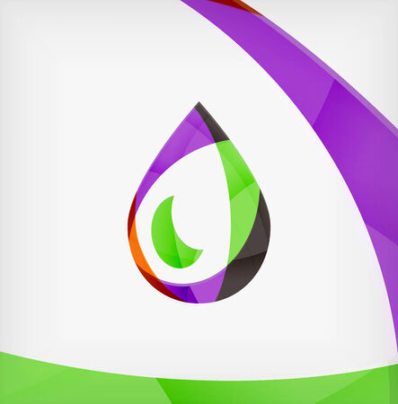 Corporate business flowing lines brochure or presentation templateのイラスト素材