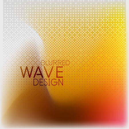 Textured blurred color wave background. Futuristic hi-tech modern business or technology design templateのイラスト素材
