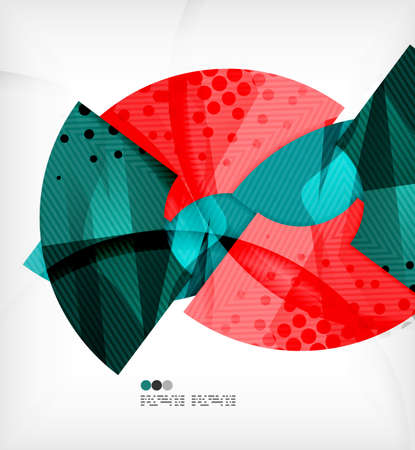 Abstract geometric shapes backgroundのイラスト素材