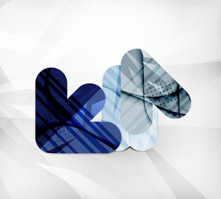 Modern web presentation design layoutのイラスト素材