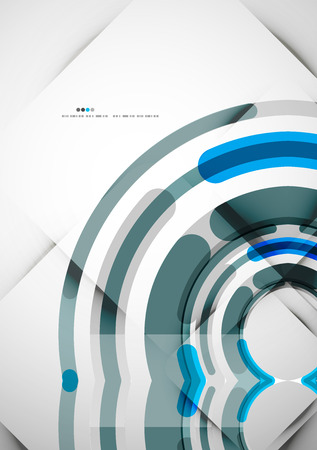 Futuristic rings backgroundのイラスト素材