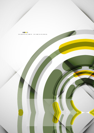 Futuristic rings backgroundのイラスト素材