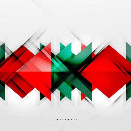 Squares and shadows - tech abstract backgroundのイラスト素材