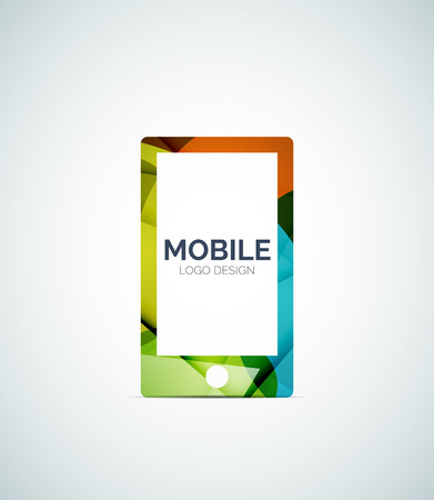 Smartphone logoのイラスト素材