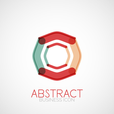 Symmetric abstract geometric shapeのイラスト素材