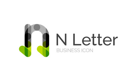 Minimal font or letter designのイラスト素材