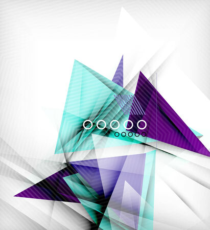 Color triangles, unusual abstract backgroundのイラスト素材