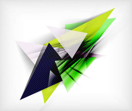 Color triangles, unusual abstract backgroundのイラスト素材