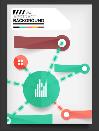 Flyer, Brochure Design Templateのイラスト素材