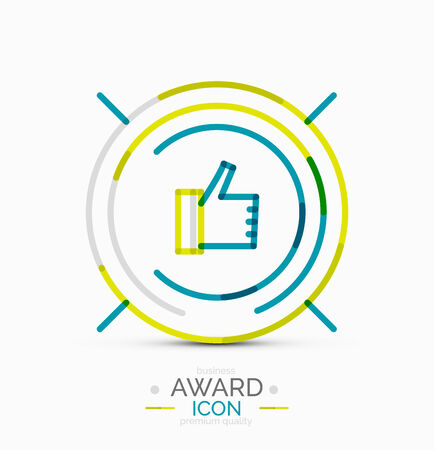 Thumb up icon designのイラスト素材