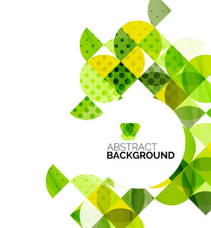 Circle geometric abstract backgroundのイラスト素材