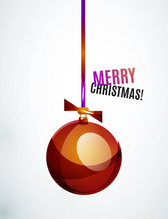 Christmas ball, bauble, New Year Conceptのイラスト素材
