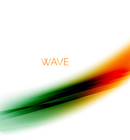 Flowing wave of blending colorsのイラスト素材