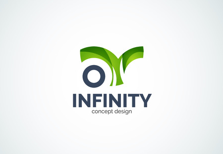 Infinity company logo iconのイラスト素材