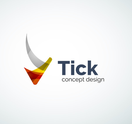 Abstract tick  designのイラスト素材