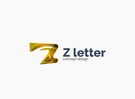 Modern Z letter iconのイラスト素材