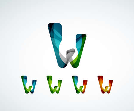 Abstract letter icon designのイラスト素材