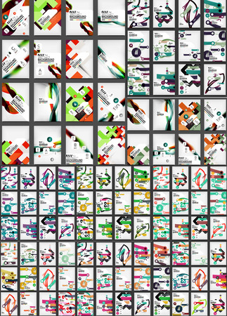 Mega collection of 100 business corporate backgroundsのイラスト素材