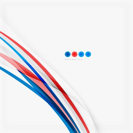 Red and blue color swirl conceptのイラスト素材