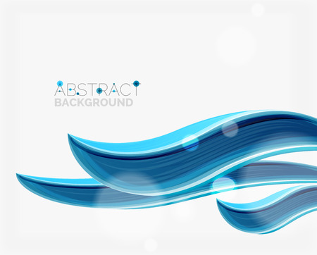 Abstract realistic solid wave backgroundのイラスト素材